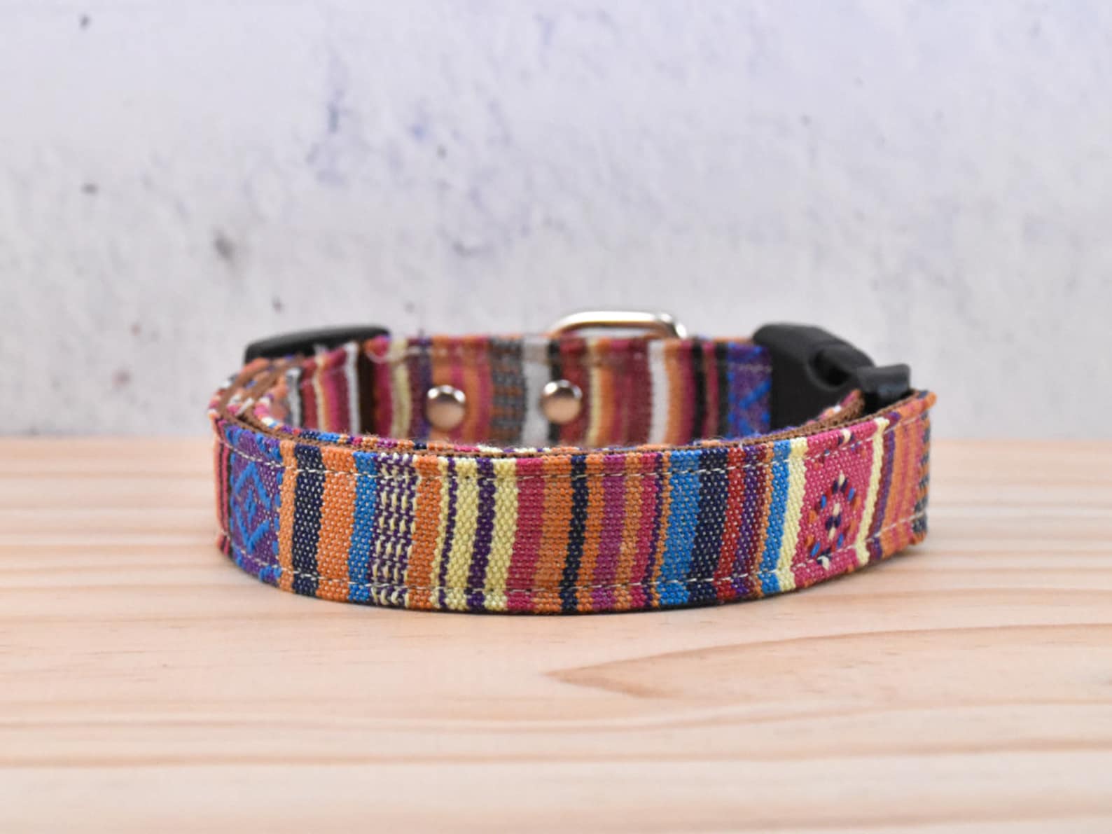 Boho Tribal Halsbånd for Hund - Justerbart Bohemsk Halsbånd